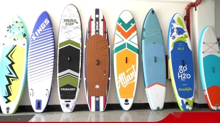 2022 Nouveau design époxy personnalisé en bois Stand up Paddle Board Sup planche de surf